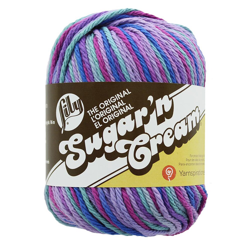 Twine/Thread/Cord, Cotton, Art & School, Spinrite, Sugar'n Cream, 100% Cotton, 4 ply, Yarn, 581216, Jewels
